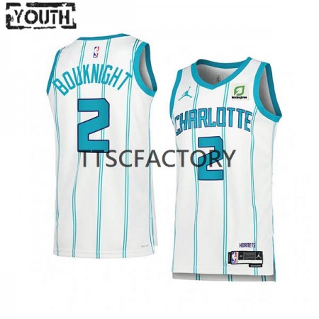 Dres Charlotte Hornets James Bouknight 2 Jordan 2022-23 Association Edition Bijela Swingman - Dječji